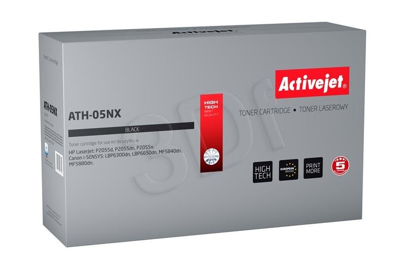 ActiveJet ATH-05NX alternatívny toner HP CE505X / Canon CRG-719H, 6500str.