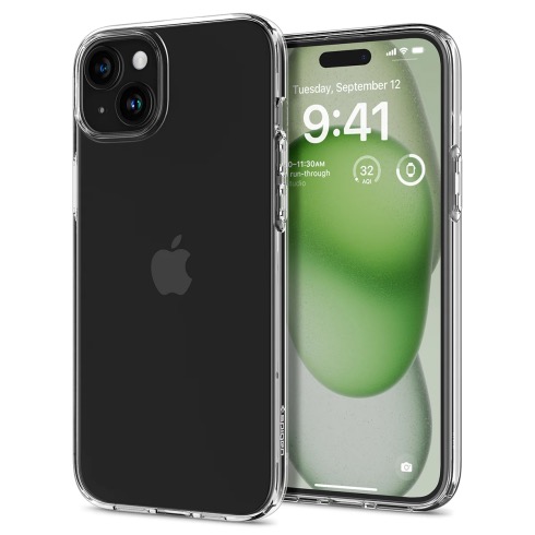 Spigen kryt Liquid Crystal pre iPhone 15 Plus - Crystal Clear