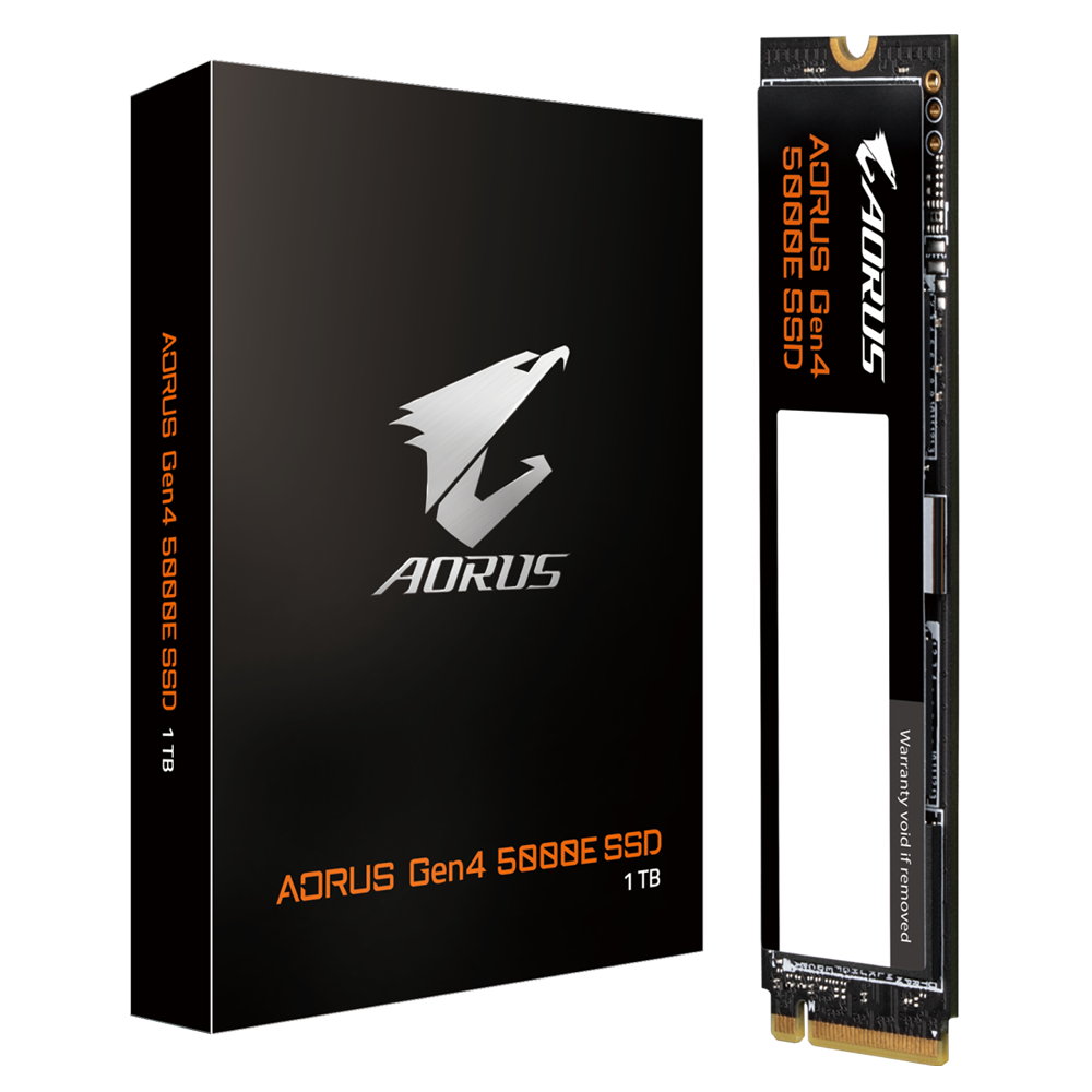 Gigabyte AORUS 5000E SSD 1TB M.2 NVMe Gen4 5000/4600 MBps