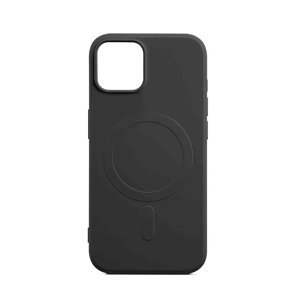 Aiino - Alma Recycled case with magnet for iPhone 15 Plus - Black