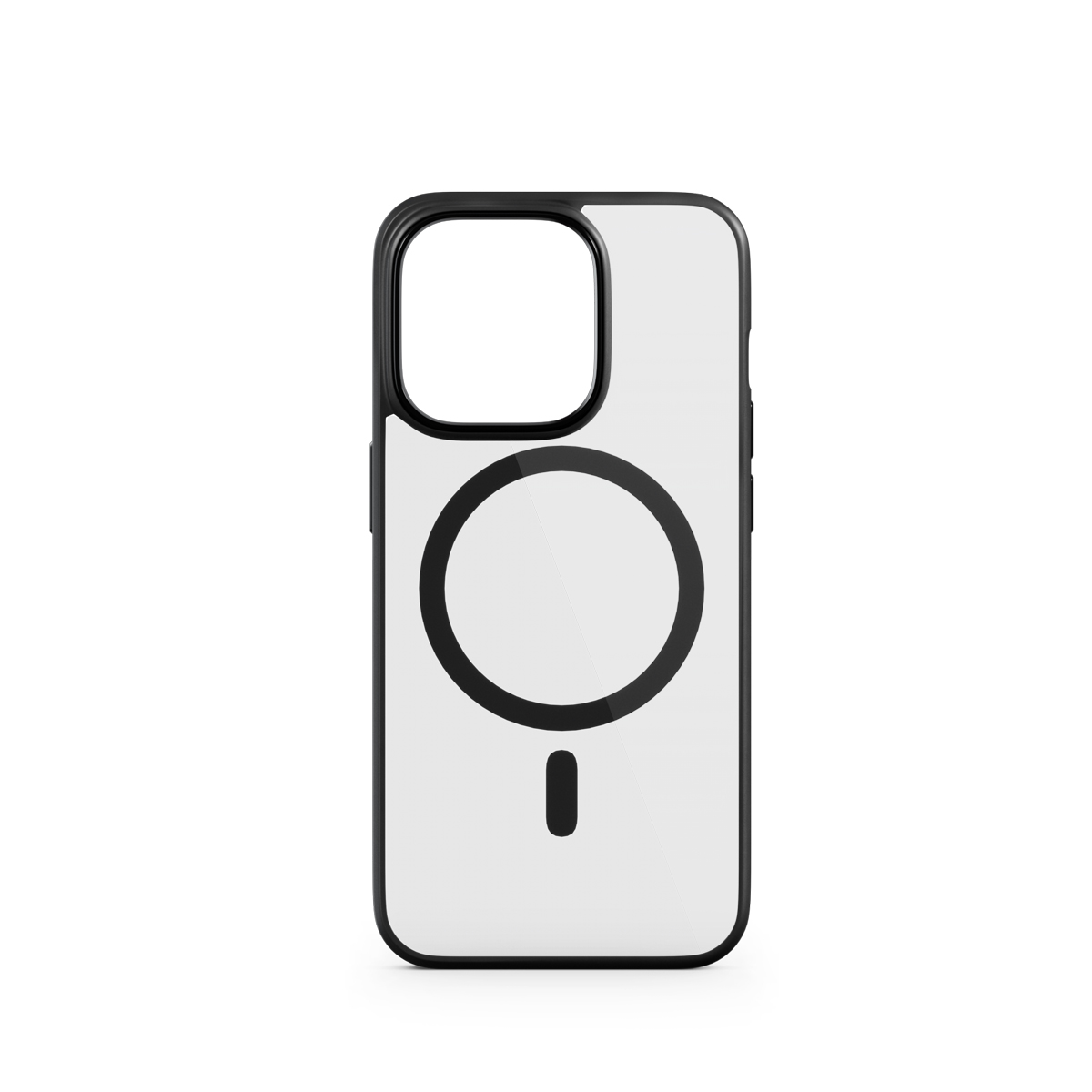 iStores by Epico Hero Magnetic - MagSafe Compatible Case iPhone 15 Pro - transparentne čierny