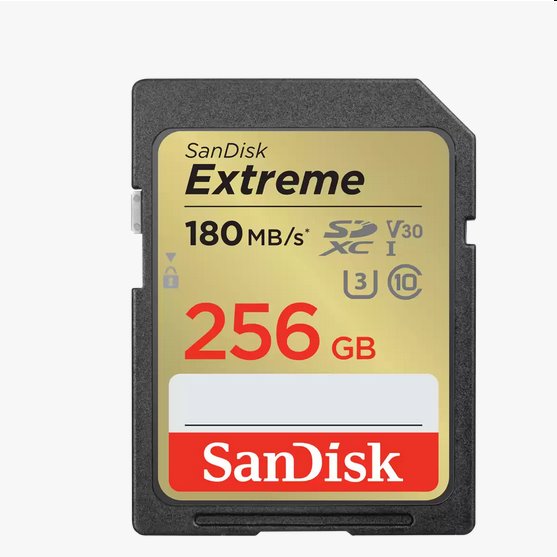 SanDisk Extreme 256GB SD card