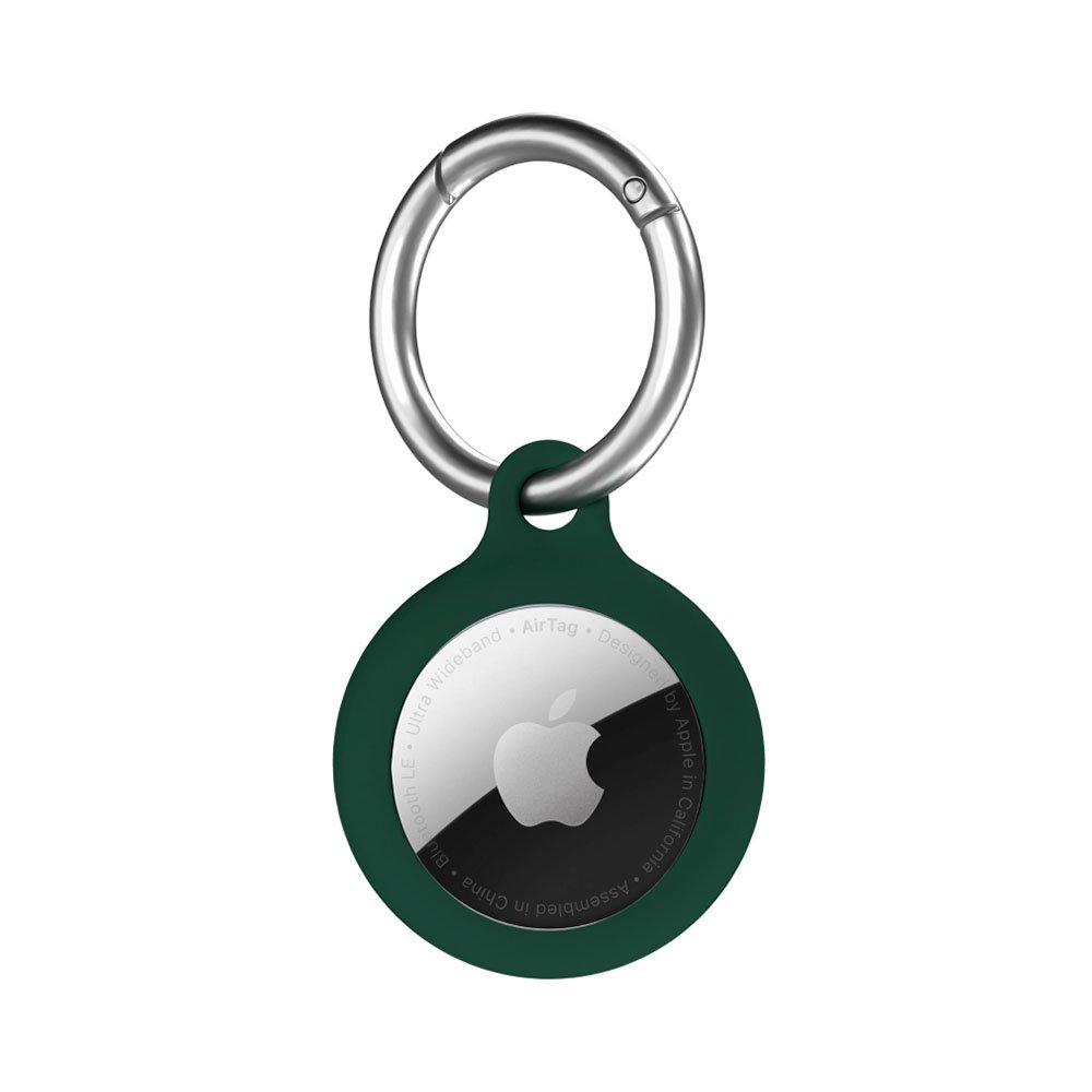 Next One puzdro Secure Silicone Key Clip pre Apple AirTag - Leaf Green