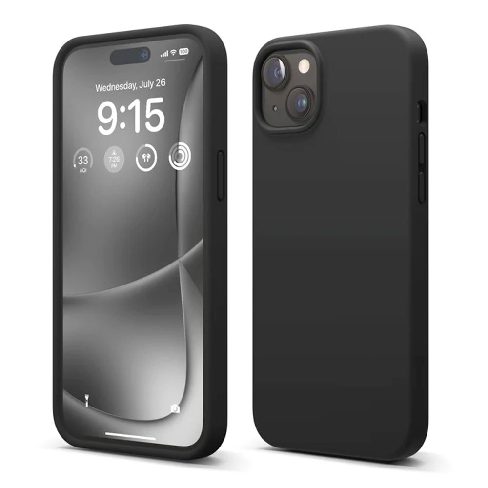 Elago kryt Silicone Case pre iPhone 15 Plus - Black