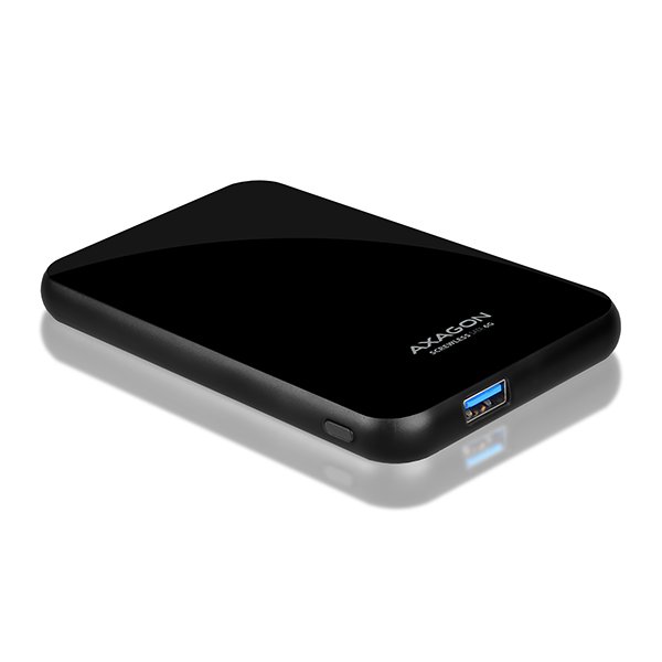 AXAGON EE25-S6B, USB3.0 - SATA 6G, 2.5" SCREWLESS externý box, čierny