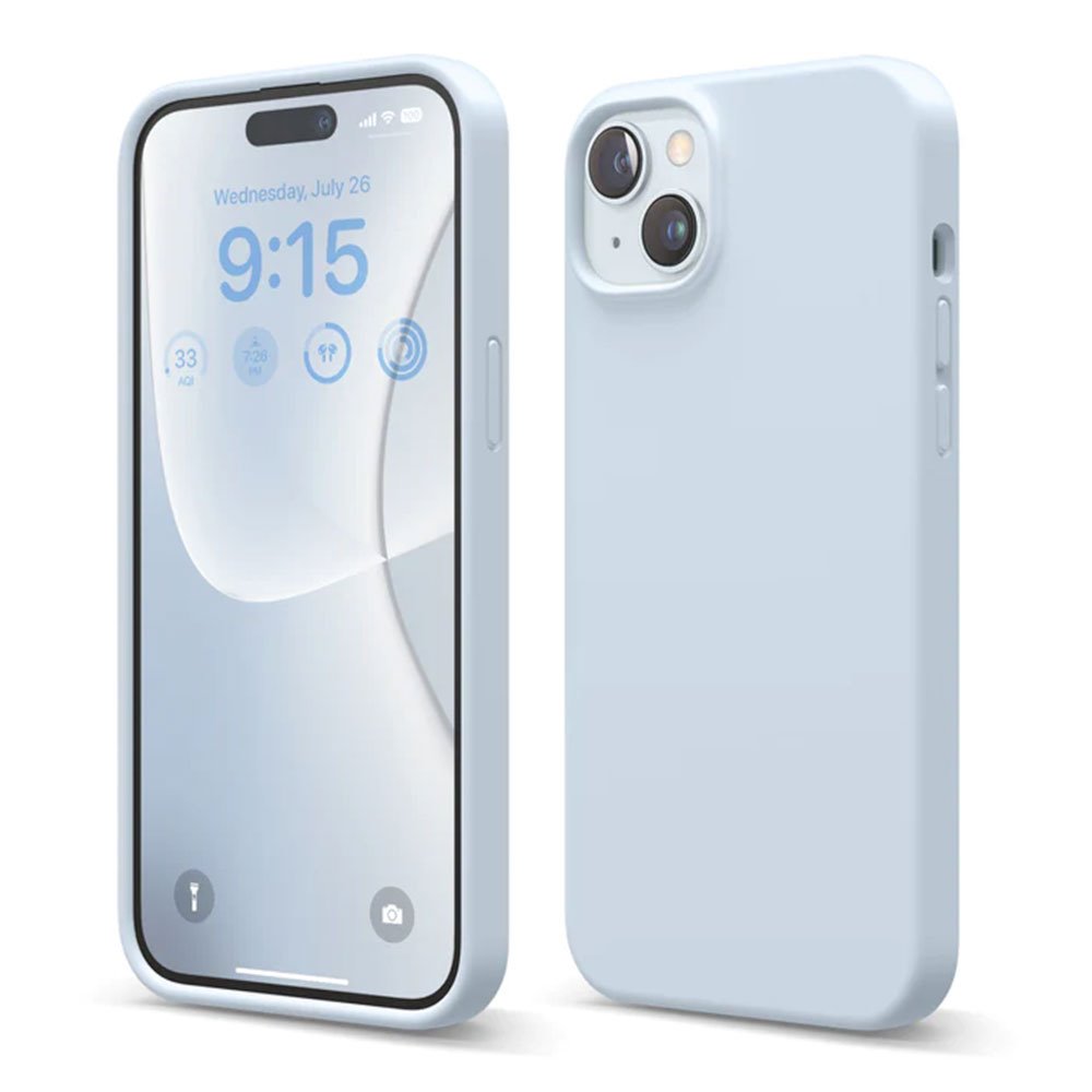 Elago kryt Silicone Case pre iPhone 15 Plus - Light Blue