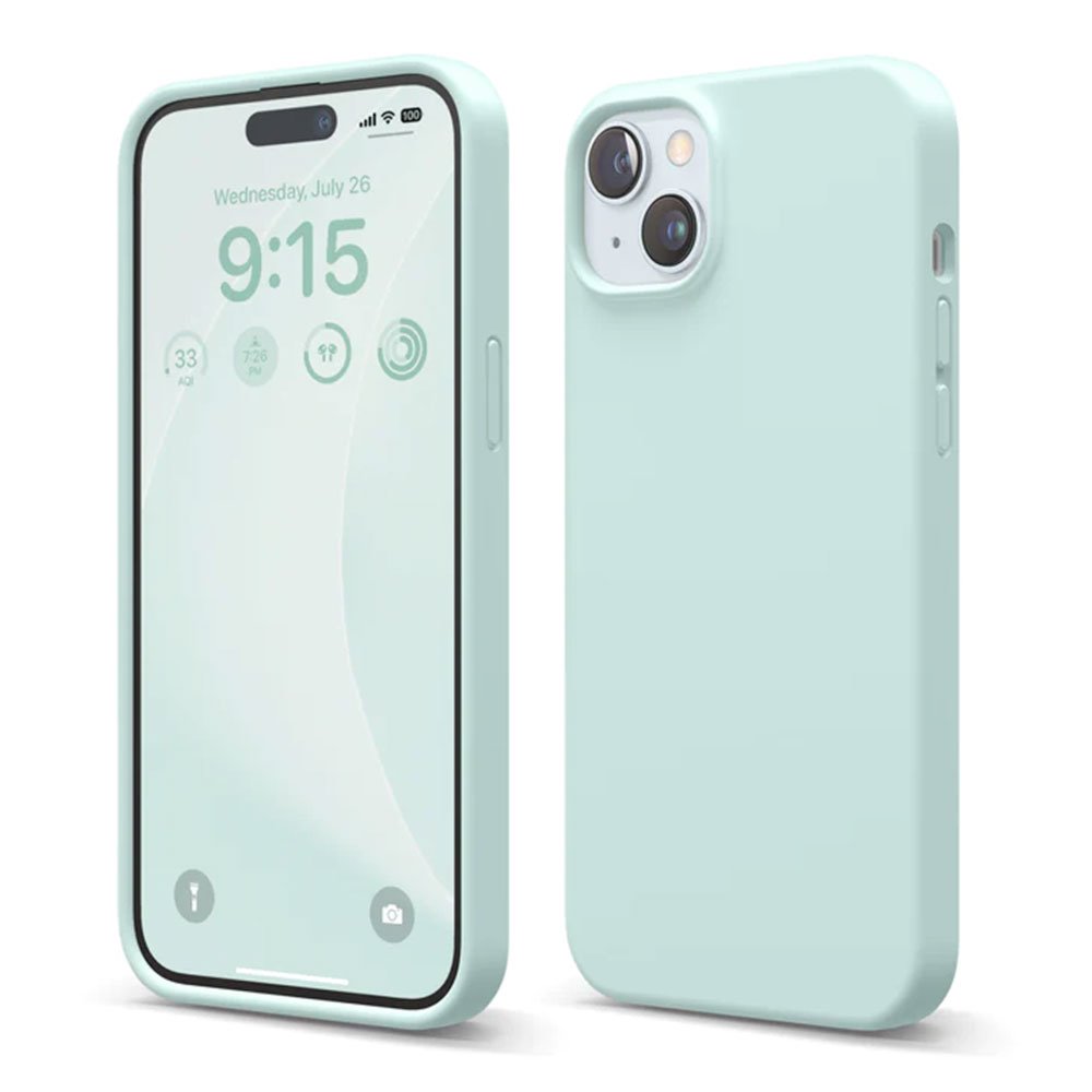Elago kryt Silicone Case pre iPhone 15 Plus - Mint