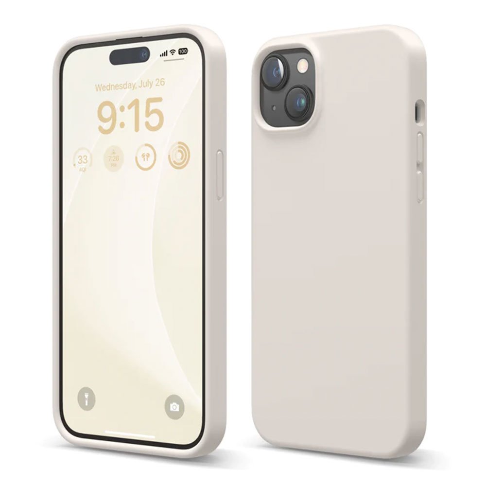 Elago kryt Silicone Case pre iPhone 15 Plus - Stone