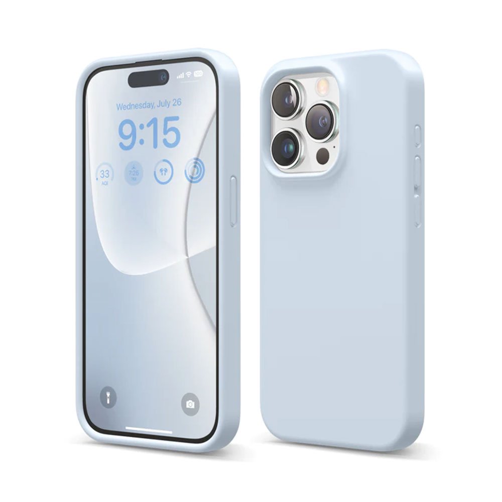 Elago kryt Silicone Case pre iPhone 15 Pro - Light Blue