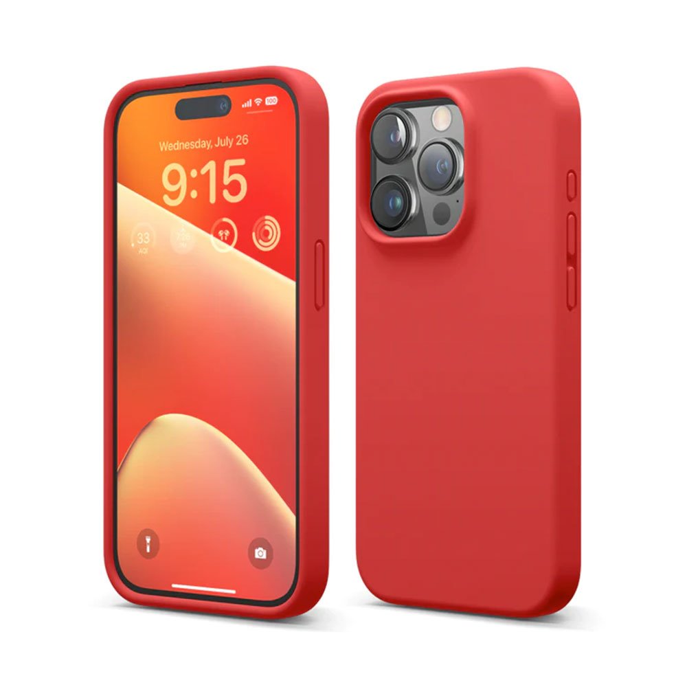 Elago kryt Silicone Case pre iPhone 15 Pro - Red