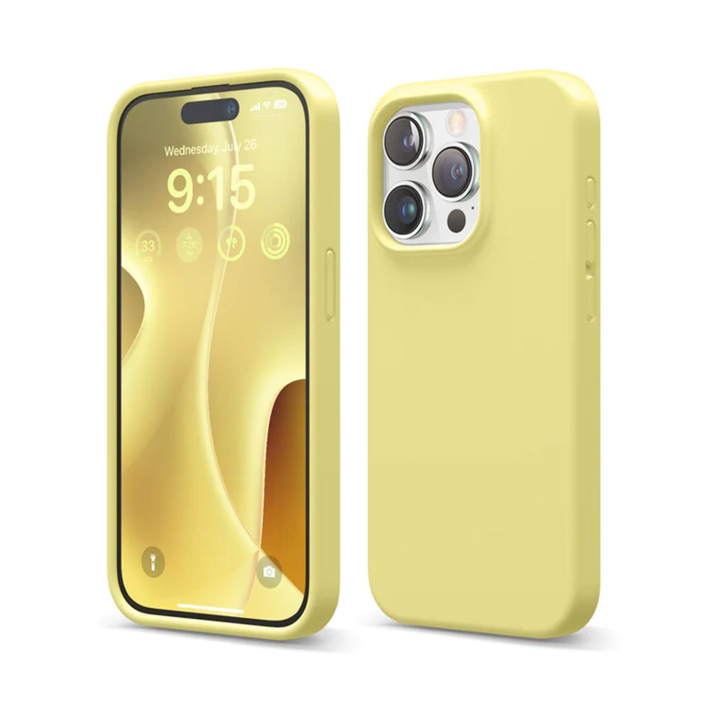 Elago kryt Silicone Case pre iPhone 15 Pro - Yellow