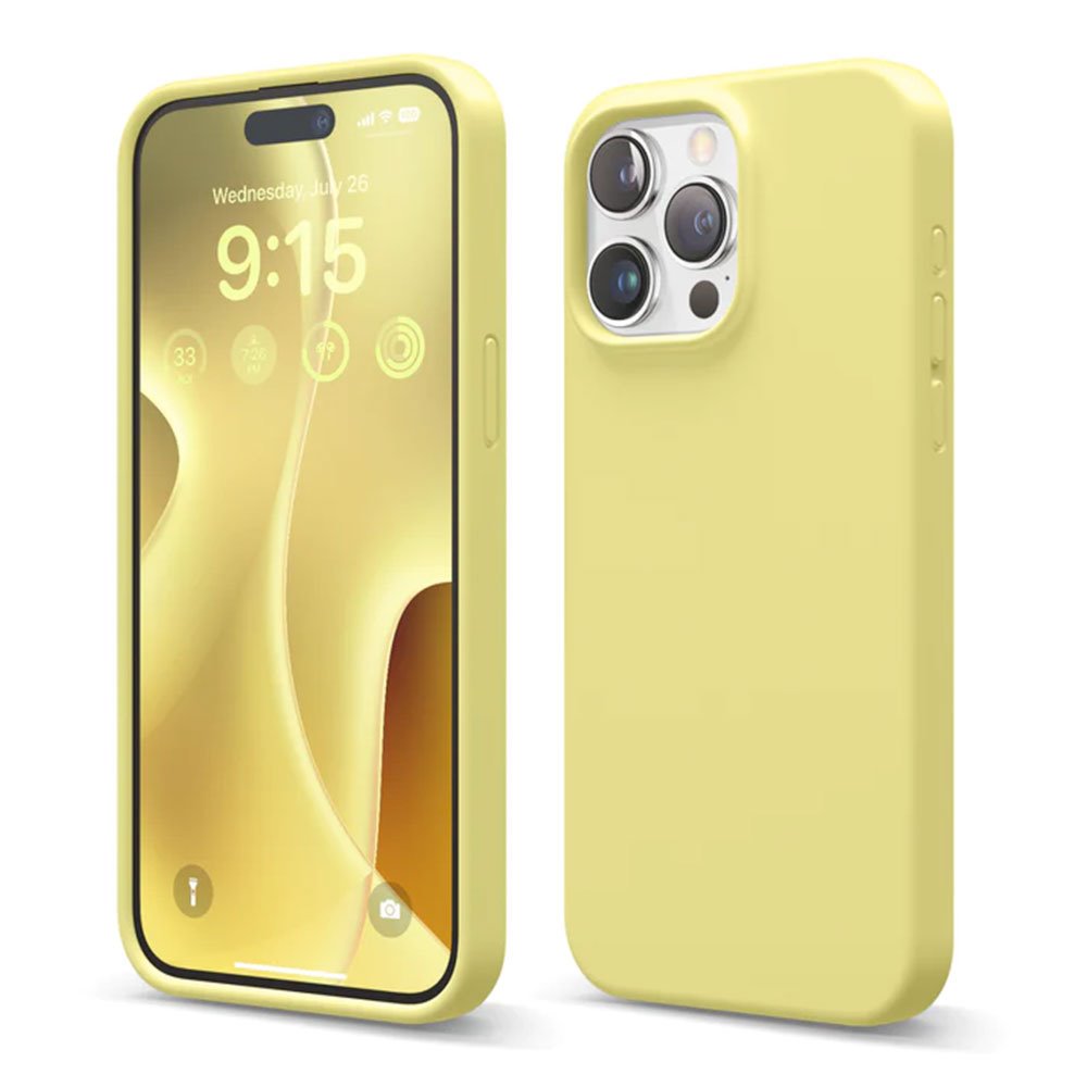 Elago kryt Silicone Case pre iPhone 15 Pro Max - Yellow