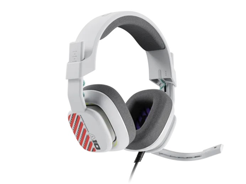 Logitech ASTRO A10 - káblové herné slúchadlá - biele - PlayStation