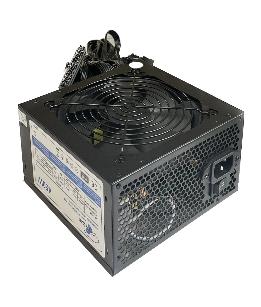 Eurocase 450W-ATX,12cm fan ,CE,CB,PFC, ErP2013 standby <0,5W, typ.eff.>80%