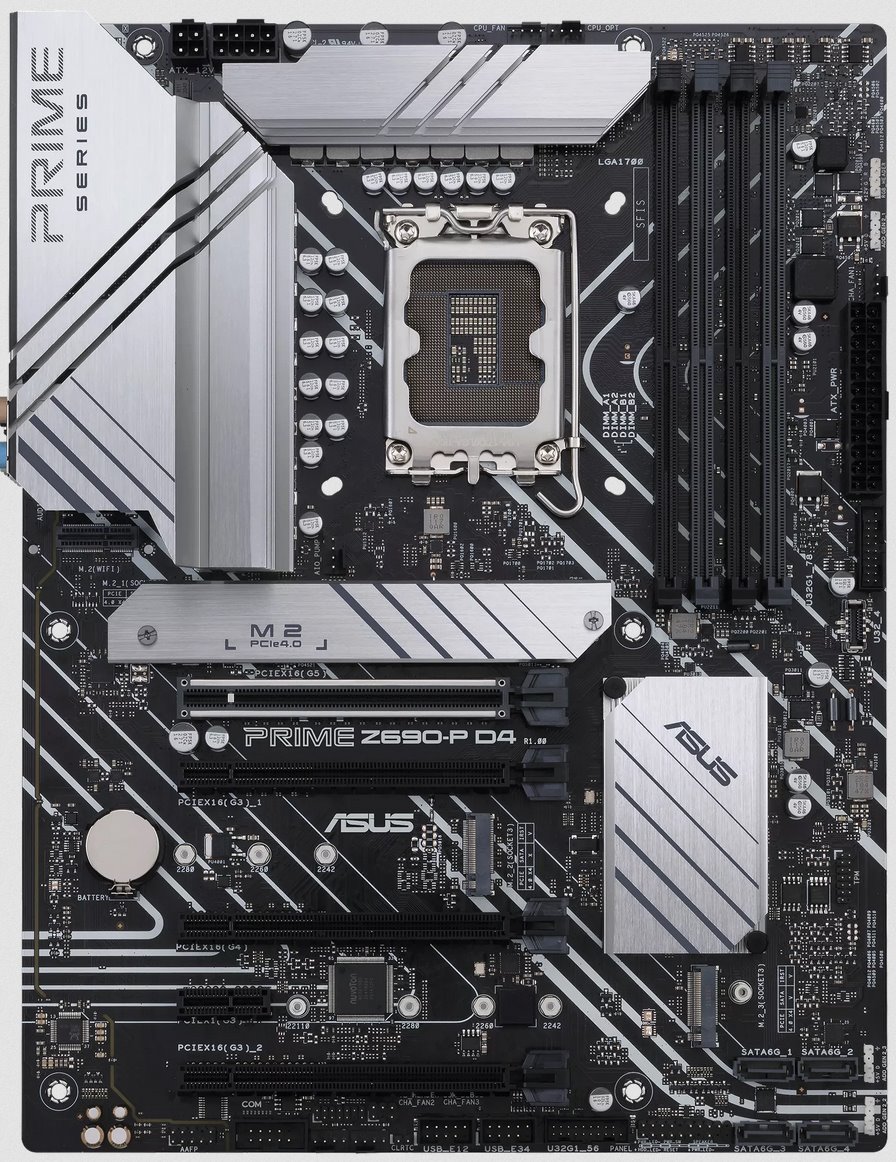 ASUS PRIME Z690-P D4-CSM, Intel Z690, LGA1700, 4x DDR4, ATX