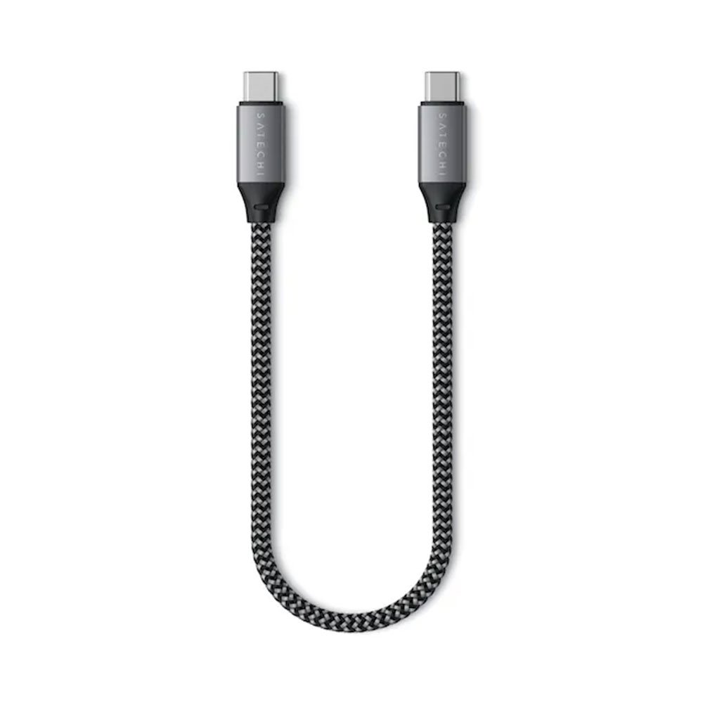 Satechi kábel USB-C to USB-C Cable 25cm - Space Gray