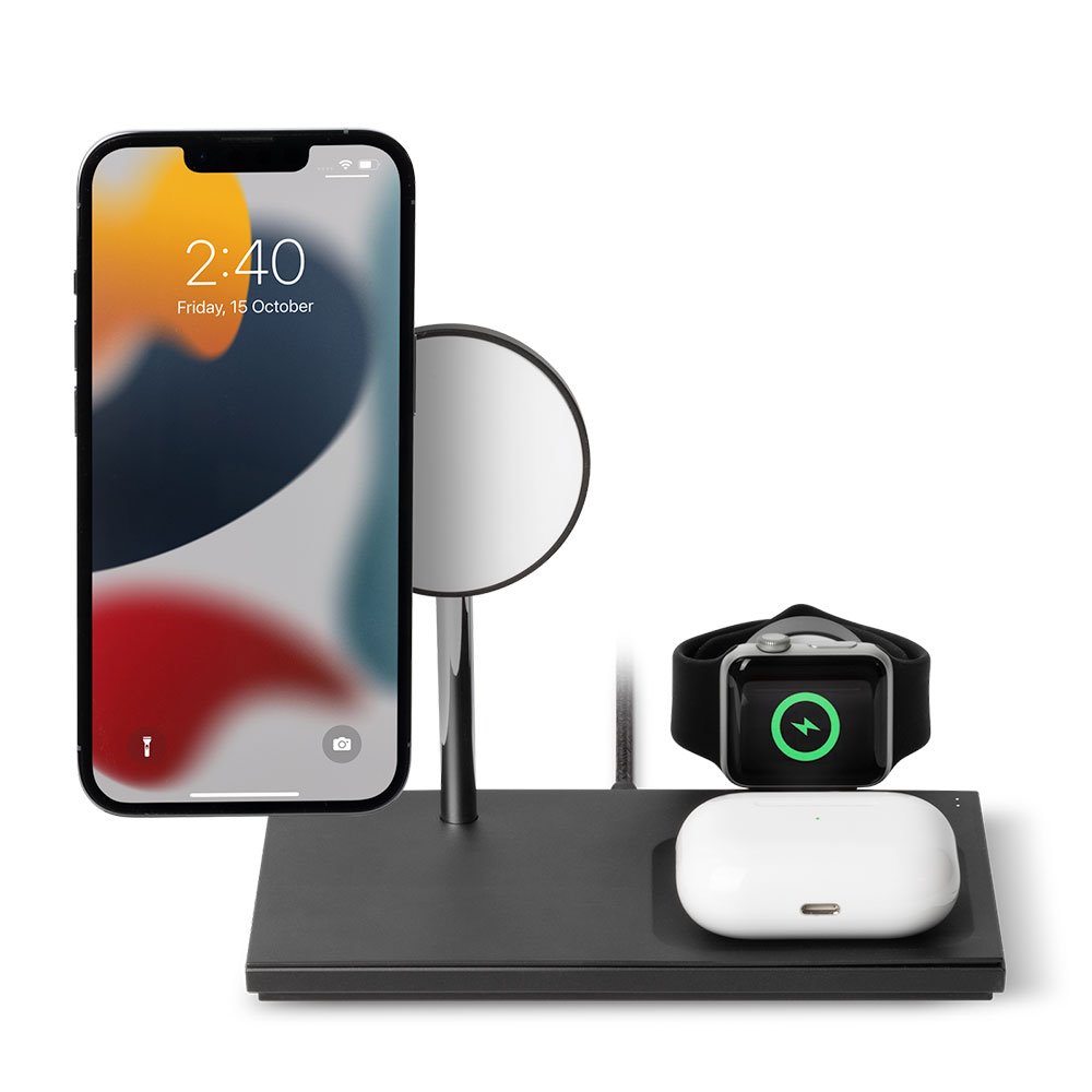 Native Union Snap 3-in-1 Magnetic Wireless Charger – Black