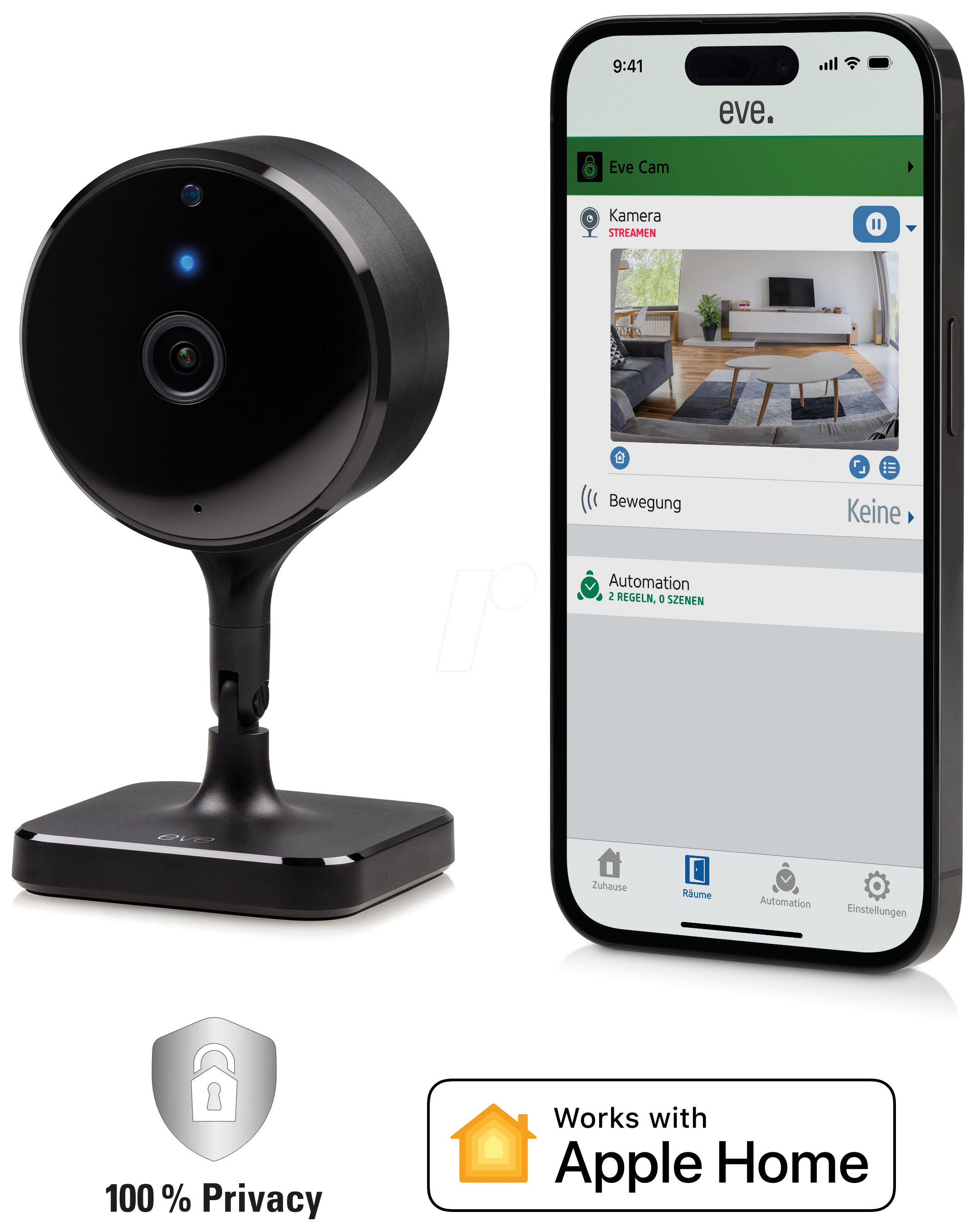 Eve Cam Secure Video Surveillance Smart Camera