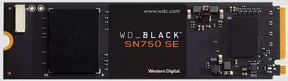 WD Black SN750 SSD 1TB M.2 NVMe Gen3 3600/2830 MBps