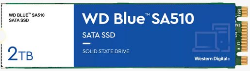 WD Blue SA510 SSD 2TB M.2 SATA