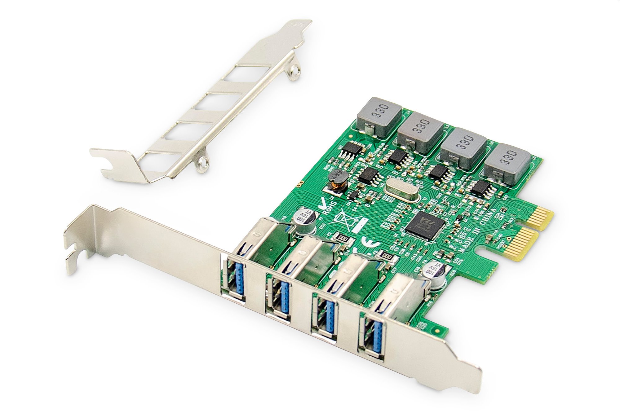 DIGITUS DS-30226 4-Port USB 3.0 PCI Express Add-On Card