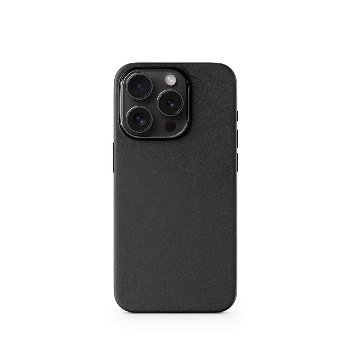 Epico Mag+ Leather Case iPhone 15 Pro - čierna