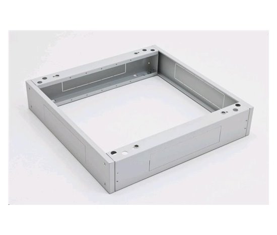 Podstavec pod rack, 600x600, s filtrom sivý