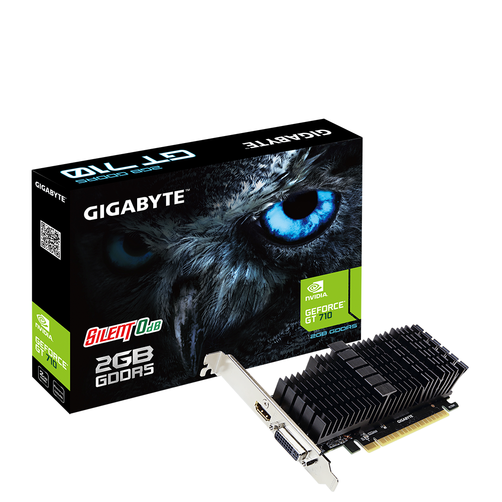 Gigabyte GeForce GT 710 2G GDDR5 passive low profile