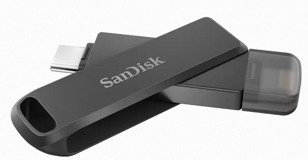 SanDisk iXpand Flash Drive Luxe 64GB USB Type-C