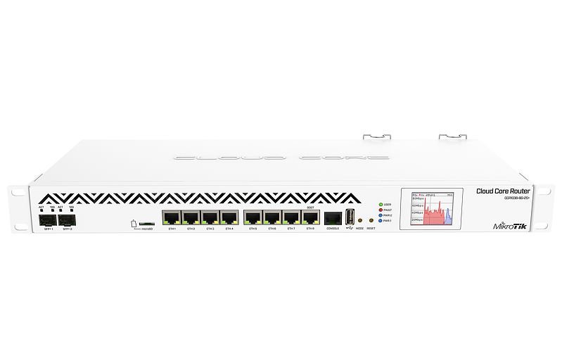MIKROTIK RouterBOARD Cloud Core Router 1036-8G-2S+EM  + L6 (1,2GHz; 16GB RAM; 8xGLAN; 2x SFP+, USB) rack