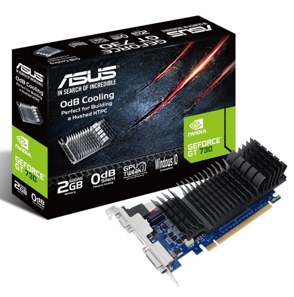 ASUS GeForce GT 730 2G GDDR5 low profile silent