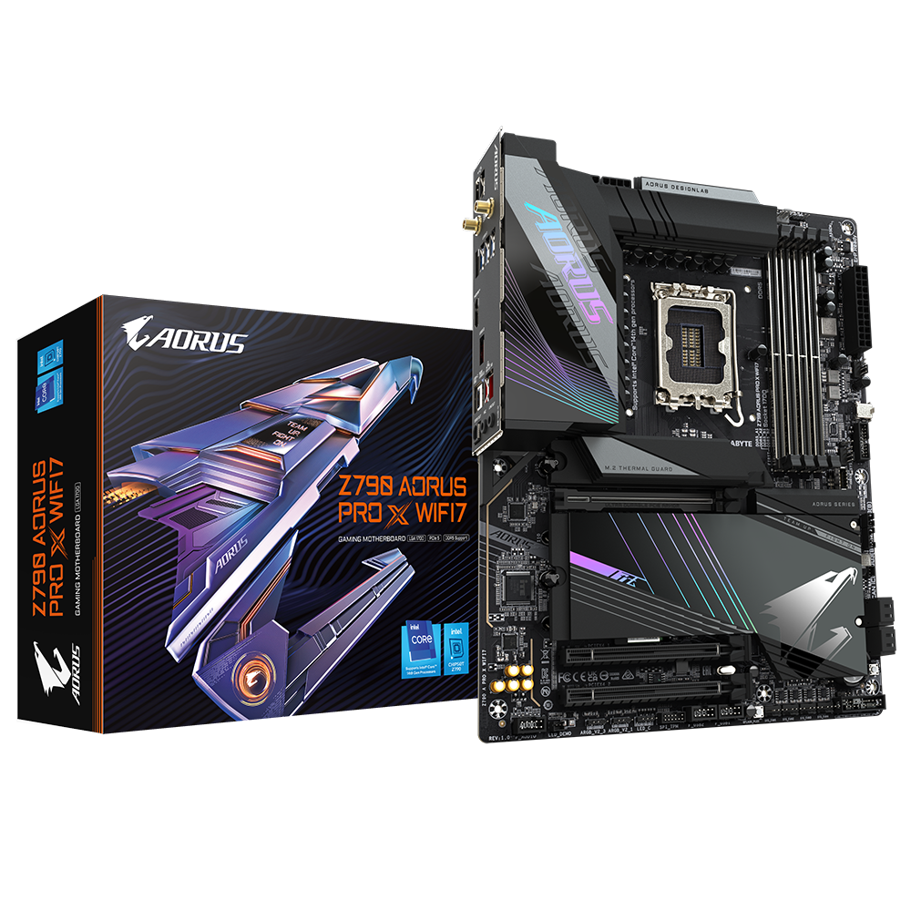 Gigabyte AORUS Z790 PRO X WIFI7, Intel Z790, LGA1700, 4xDDR5, ATX