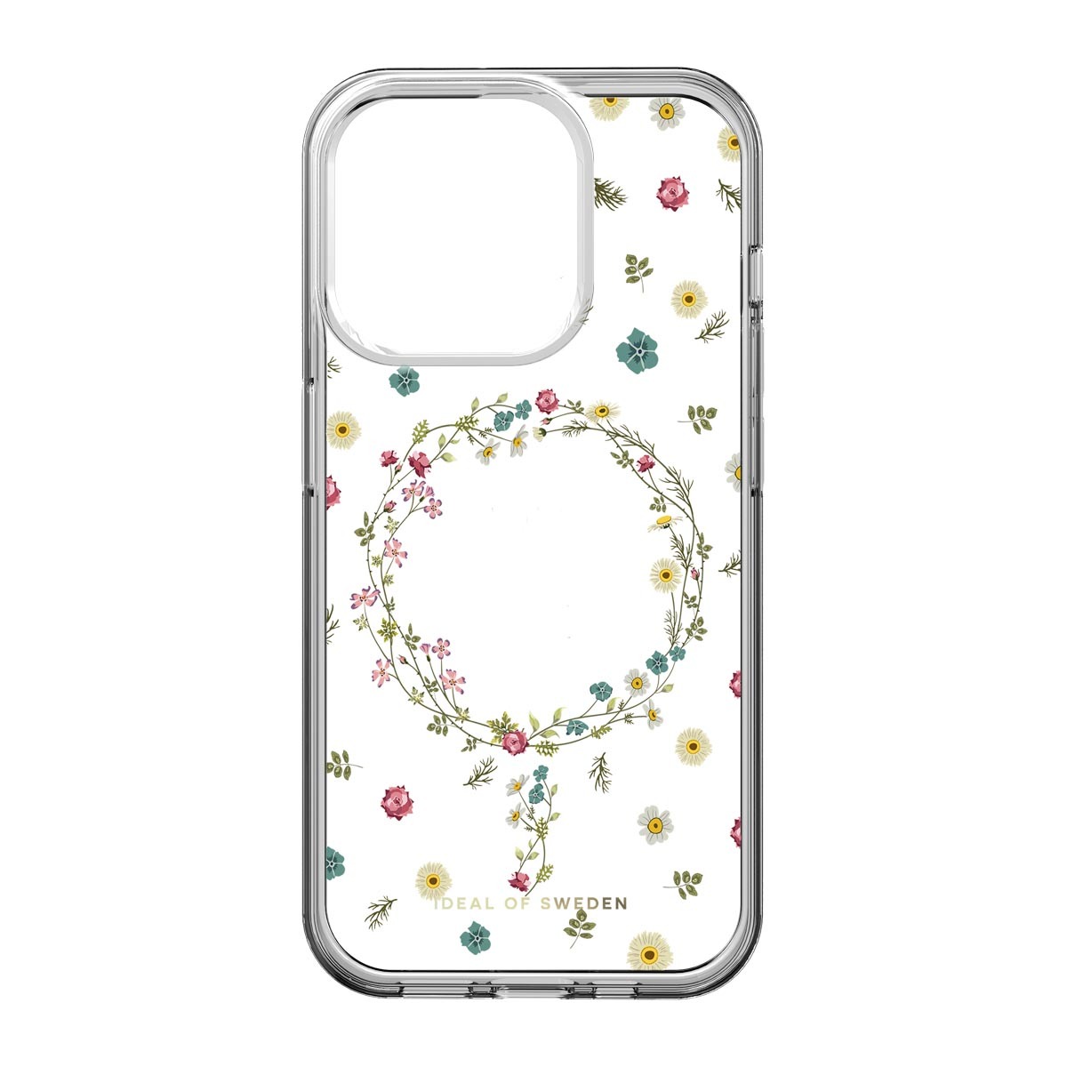 iDeal Fashion Clear Case MagSafe iPhone 15 Pro Petite Floral