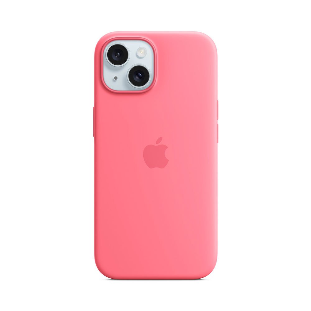 iPhone 15 Silicone Case with MagSafe - Pink