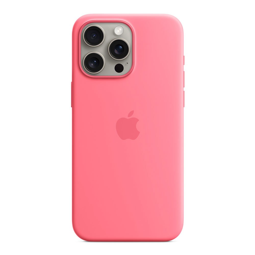 iPhone 15 Pro Max Silicone Case with MagSafe - Pink