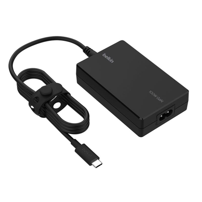 Belkin Connect USB-C Core GaN Power Adapter 100W - Black