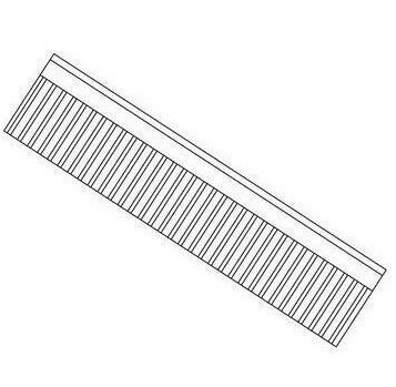 Legrand EvoLine kefovy vstup 298x69mm