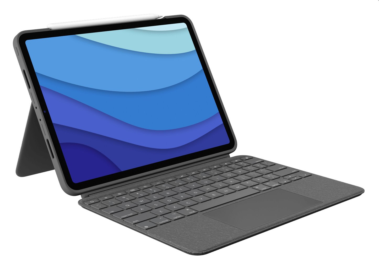 Tabletová klávesnice Logitech Combo Touch pro Apple iPad Pro 11" (1./2./3. gen.) šedé
