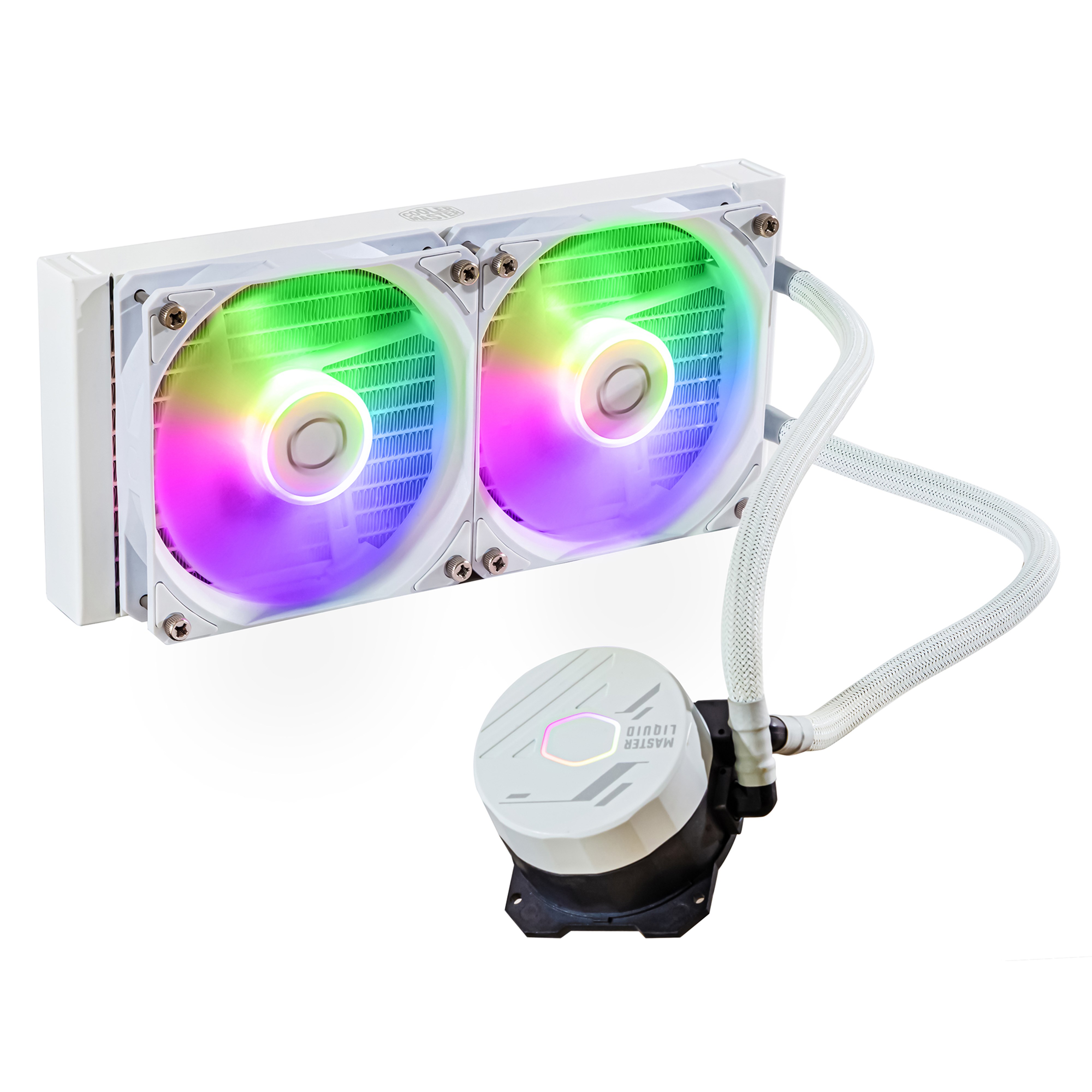 COOLER MASTER chladič CPU MasterLiquid ML240L Core ARGB V2 White