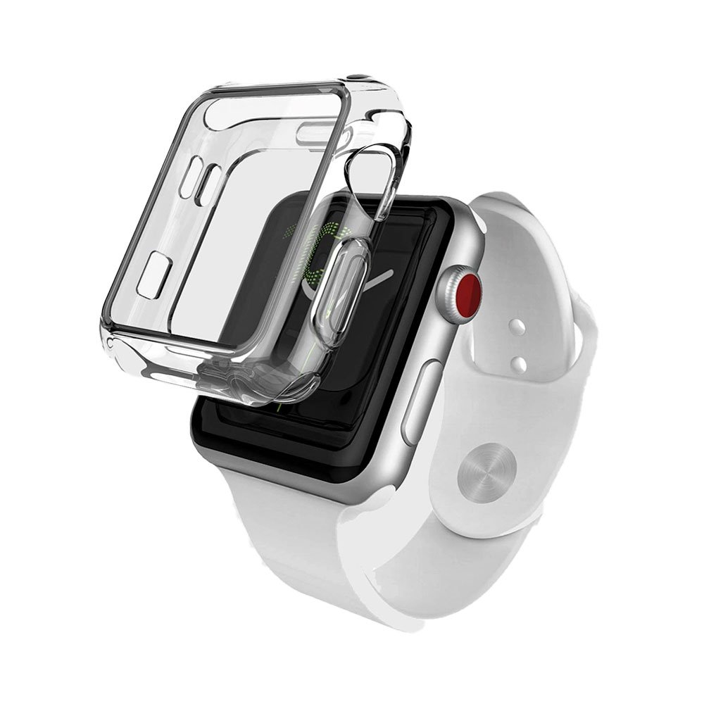 Raptic ochranné sklo 360x Bumper Case pre Apple Watch 41mm 7/8/9 - Clear