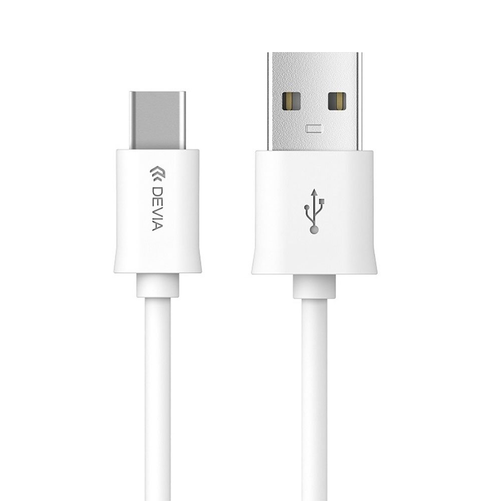 Devia kábel USB-A to USB-C Smart Series Cable 1m - White