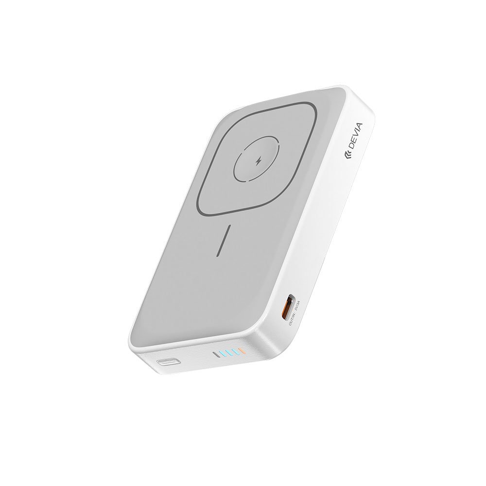 Devia powerbank Extreme Speed Series Magnetic Wireless 10.000 mAh PD 20W - White