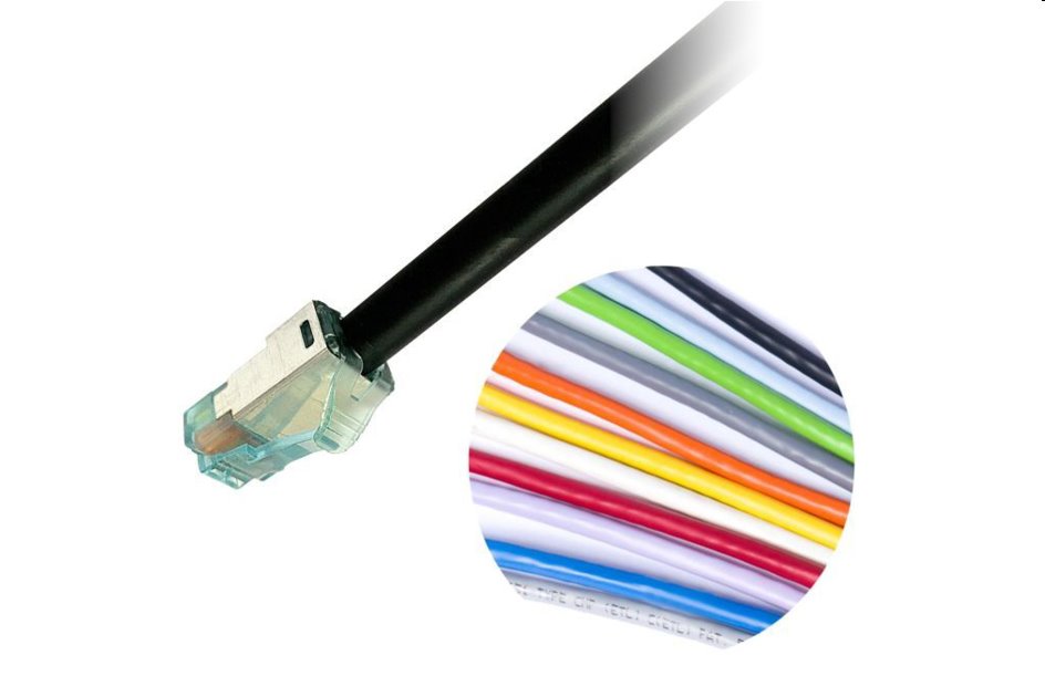 SYSTIMAX CommScope patch kábel Cat6A, S/FTP (PiMF), LSOH - 1.2m (4ft), bílý 