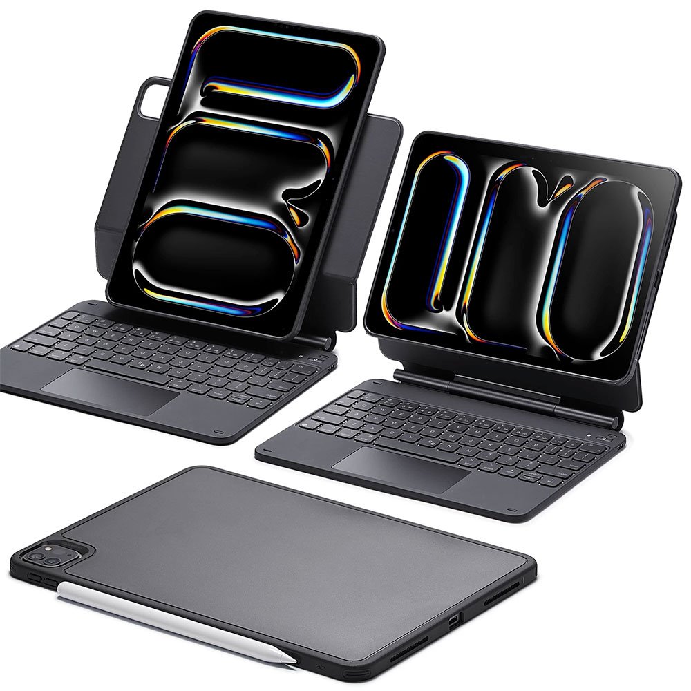 ESR klávesnica Rebound Magnetic Keyboard Case pre iPad Pro 11" M4 2024 Eng - Black