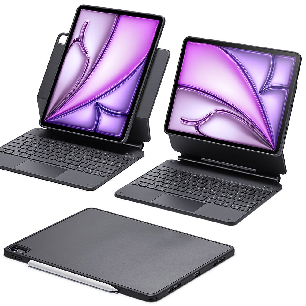 ESR klávesnica Rebound Magnetic Keyboard Case pre iPad Air 13" M2 2024 Eng - Black