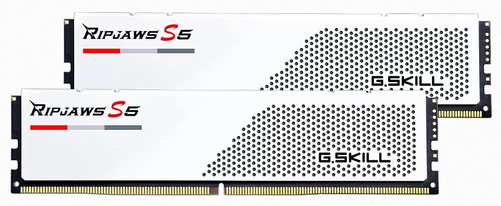 G.SKILL 32GB kit DDR5 6400 CL36 Ripjaws S5 white