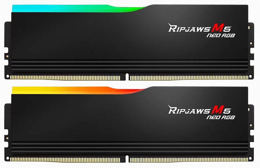 G.SKILL 32GB kit DDR5 6000 CL36 Ripjaws M5 Neo RGB AMD EXPO black