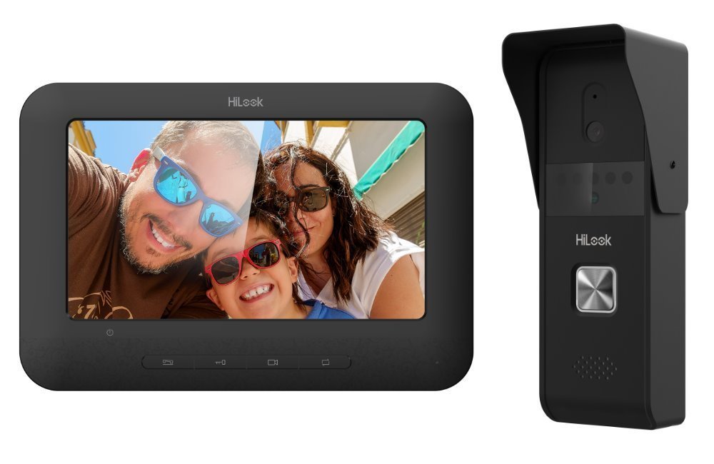 HiLook powered by Hikvision chytrý domácí interkom VI-K13P 1080p 7" 800x480 videotelefon IP65