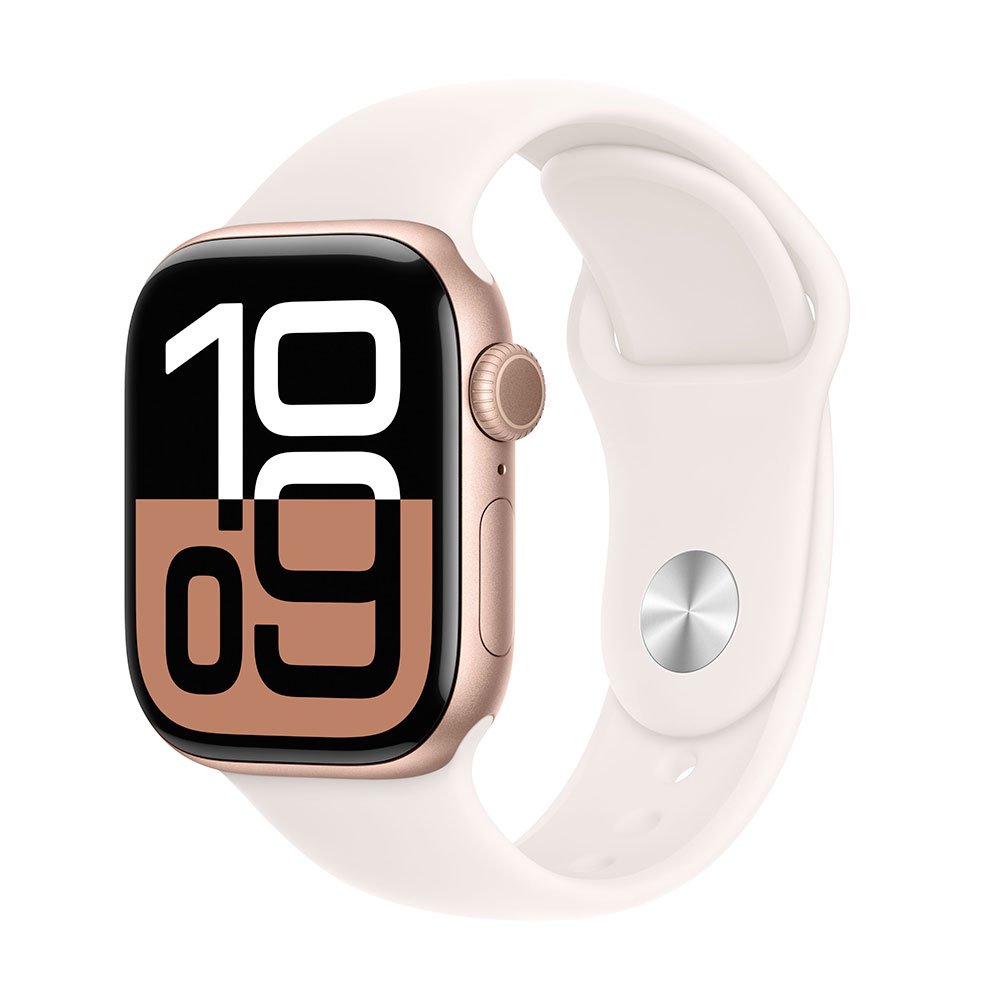 Apple Watch S10 Cell/ 42mm/ Rose Gold/ Šport Band/ Light Blush/ -S/ M