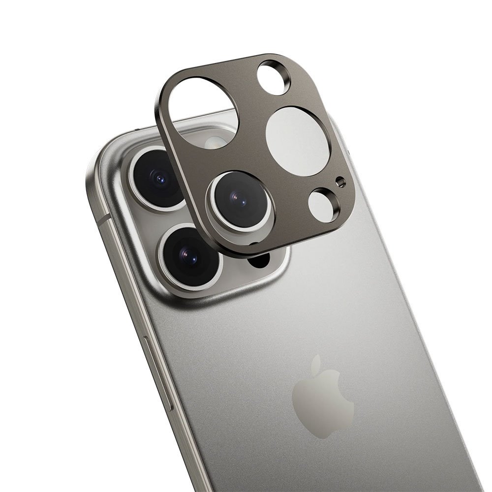SwitchEasy LenShield Aluminum Lens Protector pre iPhone 16 Pro/16 Pro Max - Titanium